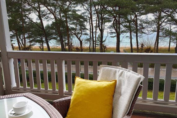 Balkon mit Meerblick